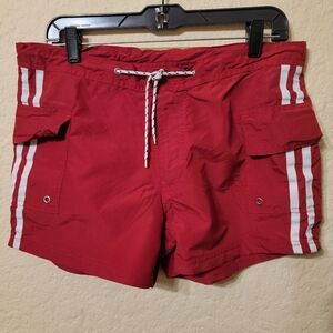 Sideout Women's Red Board Shorts Sz L